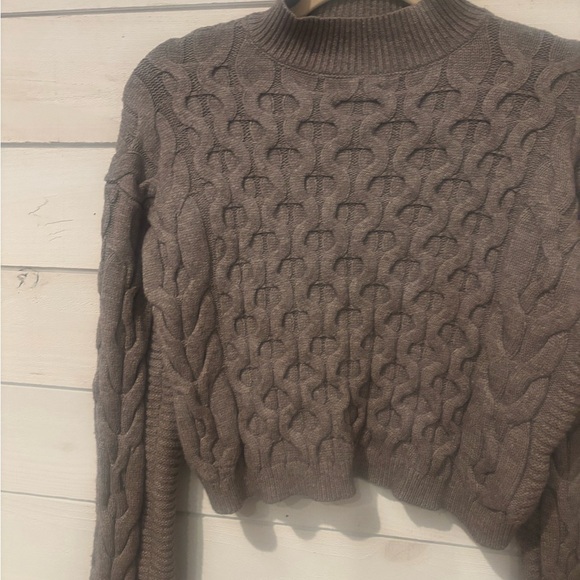 Anthropology Cable Knit Gray Sweater in size XS - Picture 10 of 11